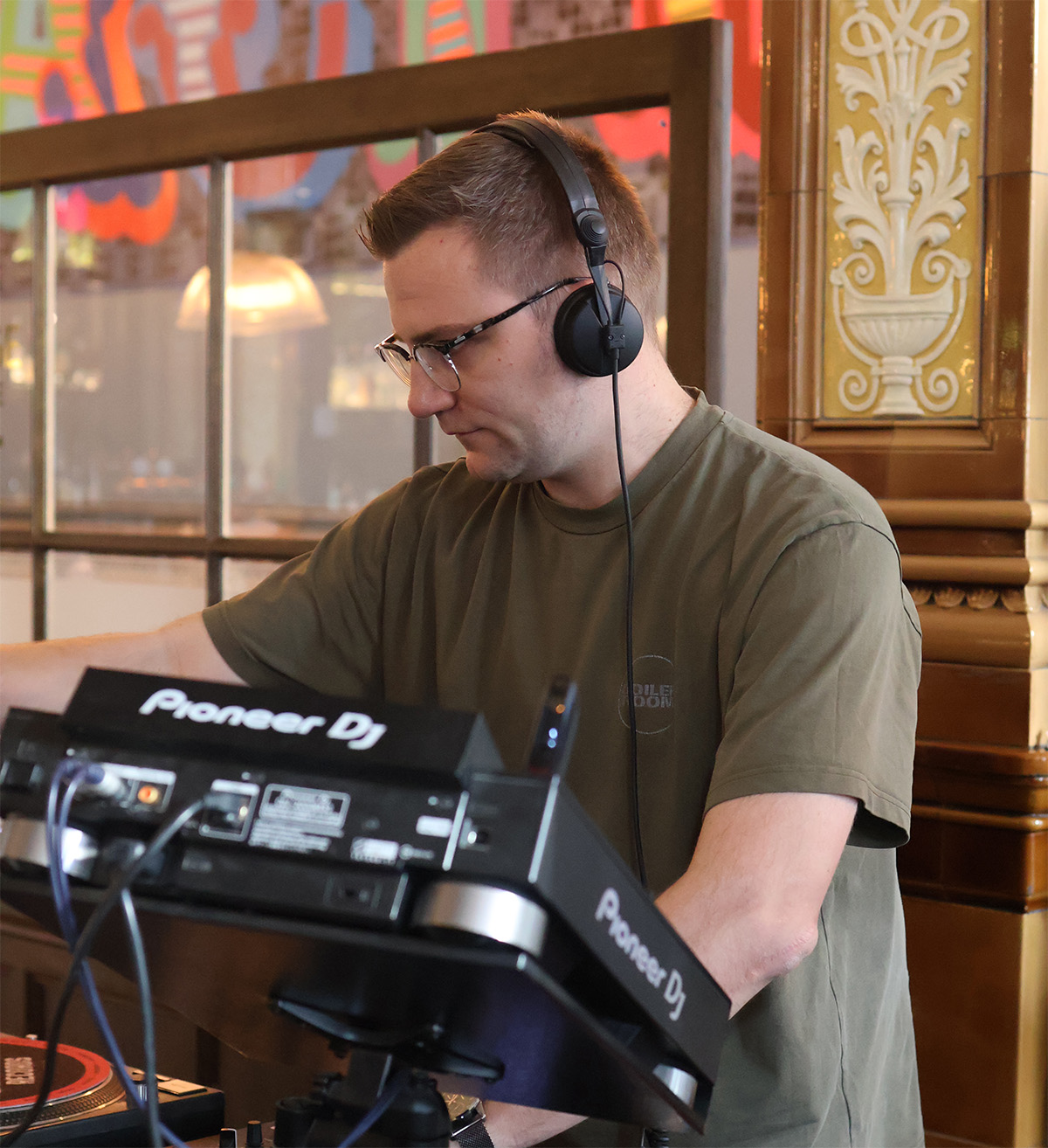 A DJ performing at Seed Sounds Weekender